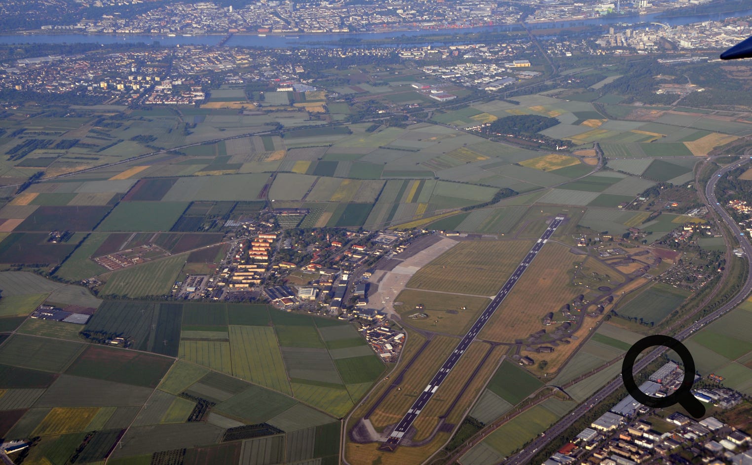 Luftbild Airbase Erbenheim